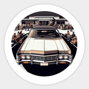 70s Chevrolet Impala Sticker